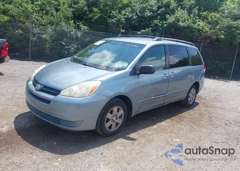 2004 Toyota Sienna Le z USA, uszkodzony, nr VIN 5TDZA23C14S170070